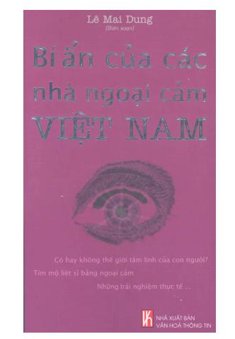 Bí ẩn của các nhà ngoại cảm Việt Nam