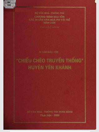 Di sản bảo tồn: Chiếu chèo truyền thống huyện Yên Khánh