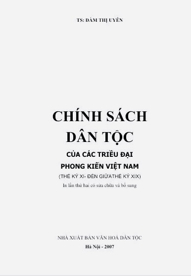 Chính sách dân tộc của các triều đại phong kiến Việt Nam (Từ thế kỷ XI đến giữa thế kỷ XIX))