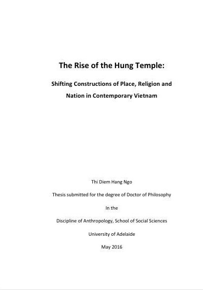 The Rise of the Hung Temple: Shifting Constructions of Place, Religion and Nation in Contemporary Vietnam