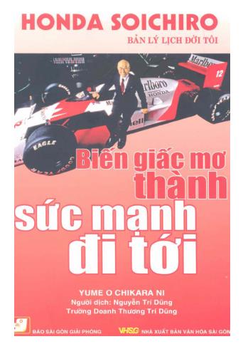 Biến giấc mơ thành sức mạnh đi tới