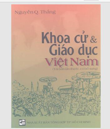 Khoa cử & giáo dục Việt Nam