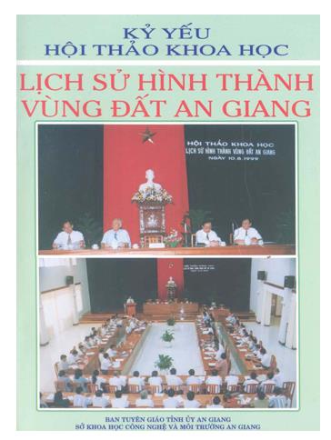 Lịch sử hình thành vùng đất An Giang