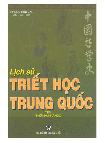 Lịch sử triết học Trung Quốc - Quyển 1: Thời đại Tử học