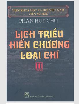 Lịch triều hiến chương loại chí . Tập 2