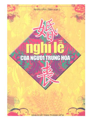 Nghi lễ của người Trung Hoa