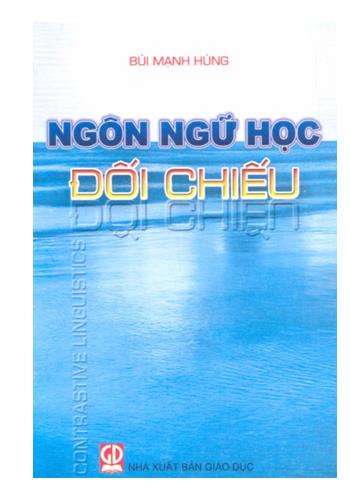 Ngôn ngữ học đối chiếu