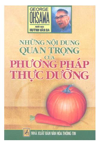 Những nội dung quan trọng của phương pháp thực dưỡng