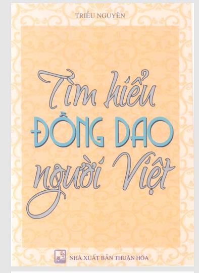 Tìm hiểu đồng dao người Việt