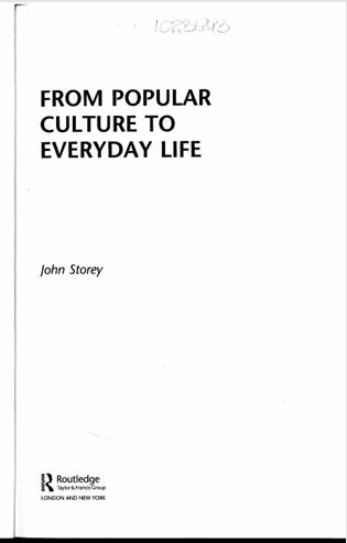 From popular culture to everyday life (P127 - 149)