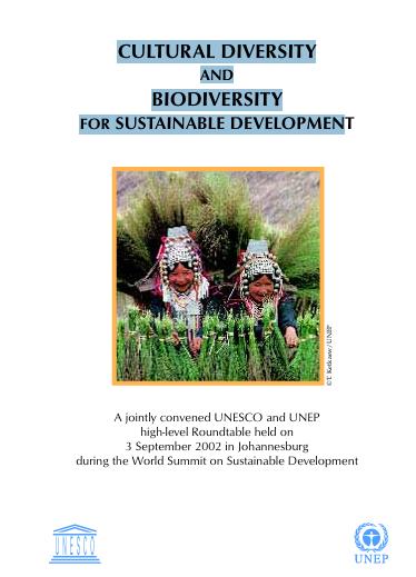 Cultural diversity and biodiversity for sustainable development