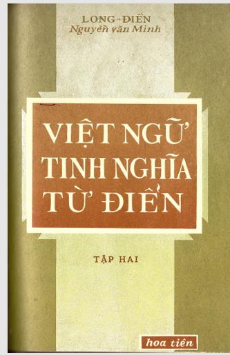 Việt ngữ tinh nghĩa từ điển - Tập 2