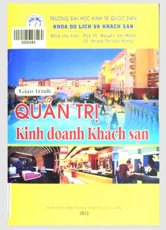 Giáo trình Quản trị kinh doanh khách sạn
