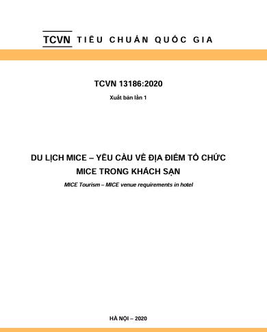 Du lịch MICE – Yêu cầu về địa điểm tổ chức MICE trong khách sạn mice = Tourism – MICE venue requirements in hotel