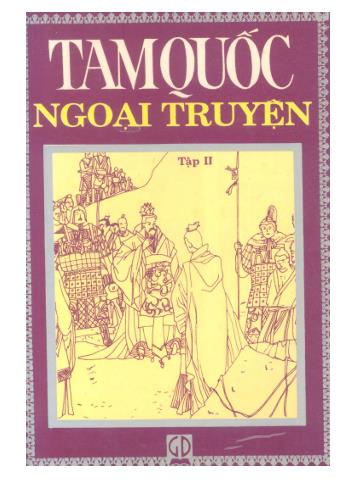 Tam quốc ngoại truyện - Tập II
