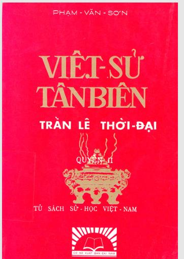 Việt sử tân biên. Quyển 2: Trần Lê thời đại