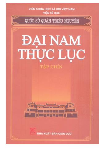 Đại Nam thực lục - Tập 9
