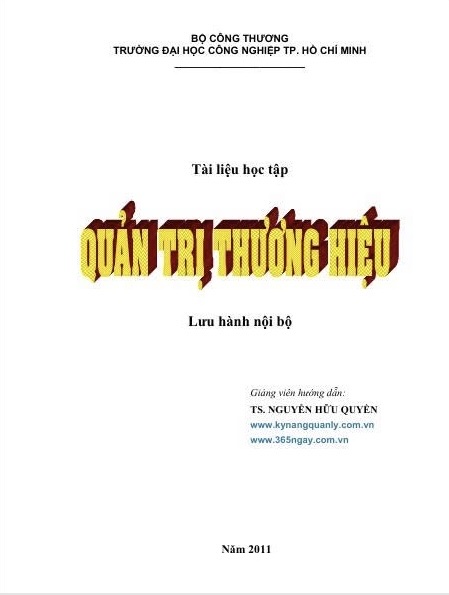 Quản trị thương hiệu (Tài liệu học tập)