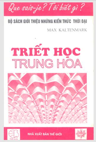 Triết học Trung Hoa (La philosophie chinoise)