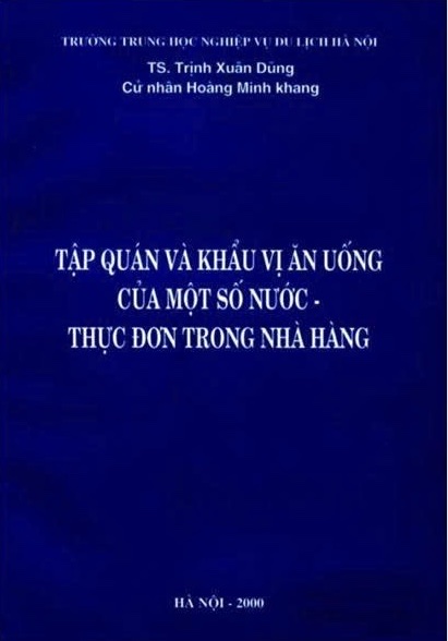 Tập quán và khẩu vị ăn uống của một số nước - Thực đơn trong nhà hàng