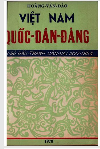 Việt Nam Quốc dân Đảng (Lịch sử đấu tranh cận đại 1927 - 1954)
