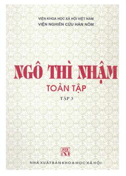 Ngô Thì Nhậm toàn tập. Tập 3