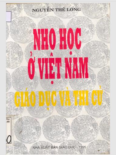 Nho học ở Việt Nam giáo dục và thi cử