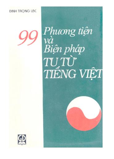 99 phương tiện và biện pháp tu từ tiếng Việt