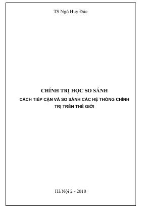 Chính trị học so sánh: Cách tiếp cận và so sánh các hệ thống chính trị trên thế giới