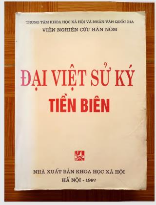 Đại Việt sử ký tiền biên