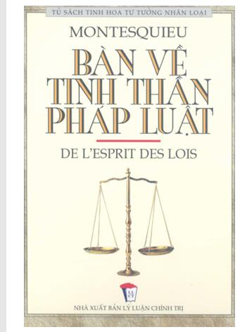 Bàn về tinh thần pháp luật